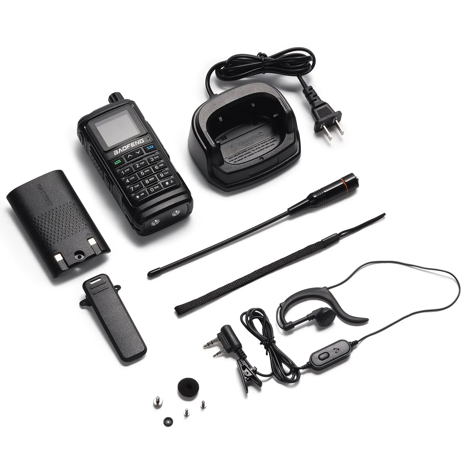 BAOFENG UV-17R Two Way Radio Dual Band 144-148/420-450Mhz Handheld Walkie Talkie with 1800mAh Li-ion Battery