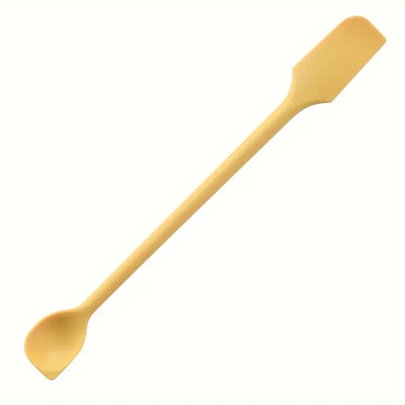 1PC Silicone Mini Spatula Double Headed Scraper Cosmetic Jam Cream Deep Bottle Mini Spatula Lengthened Small Tip Spa Makeup Tool silicone spatula cake decorating tools cream spatula silicone scraper cake spatula kitchen spatula silicone cookware
