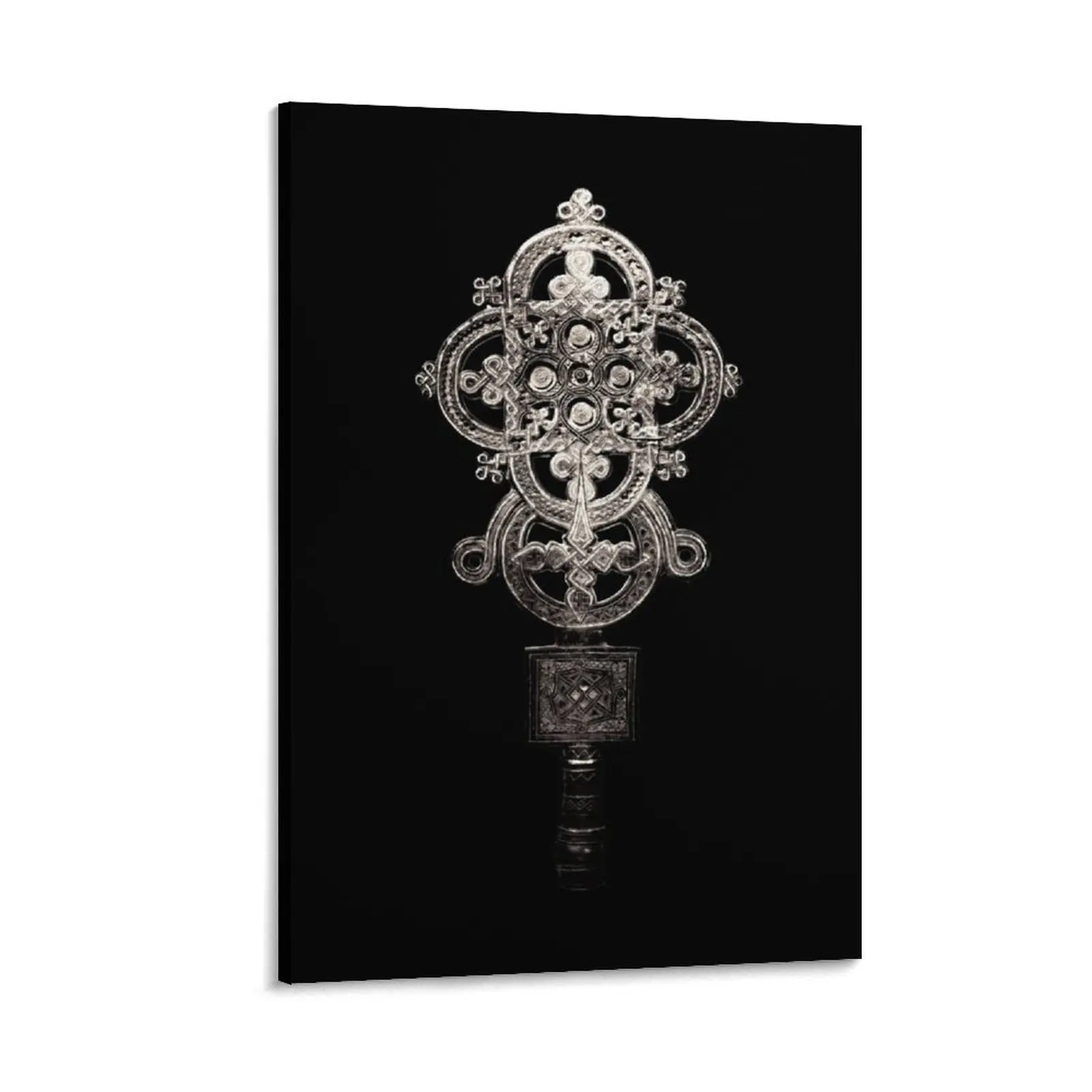 

Ethiopian 16th Century Processional Cross - 1 Canvas Painting posters for wall