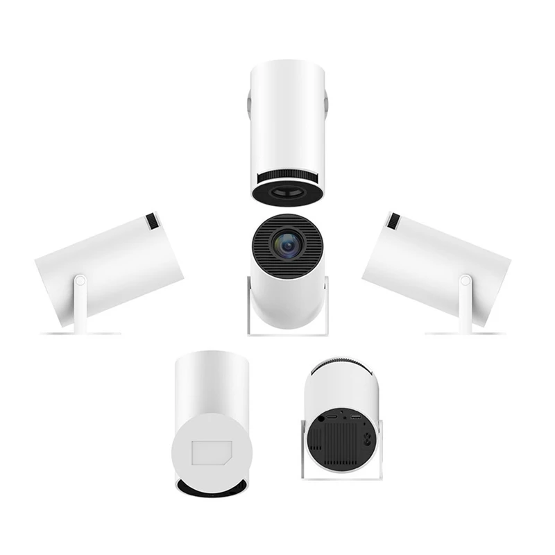 휴대용 홈 프로젝터, 안드로이드 시스템, 다기능 프로젝터, EU 플러그, 쉬운 설치, 4K HD, 120 루멘