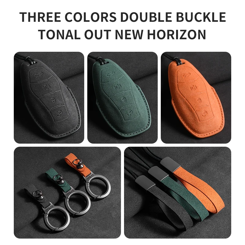 Car Key Case Cover for Hongqi HS5 H5 H9 HS7 H7 L5 HS3 L9 Classic Protection