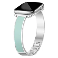 Convient pour Apple Watch 11/10/9/8/7/6/5/4 bracelet en métal avec boucle de bijoux, bracelet iwatch 38/40/41/42/44/45/46/49mm 3