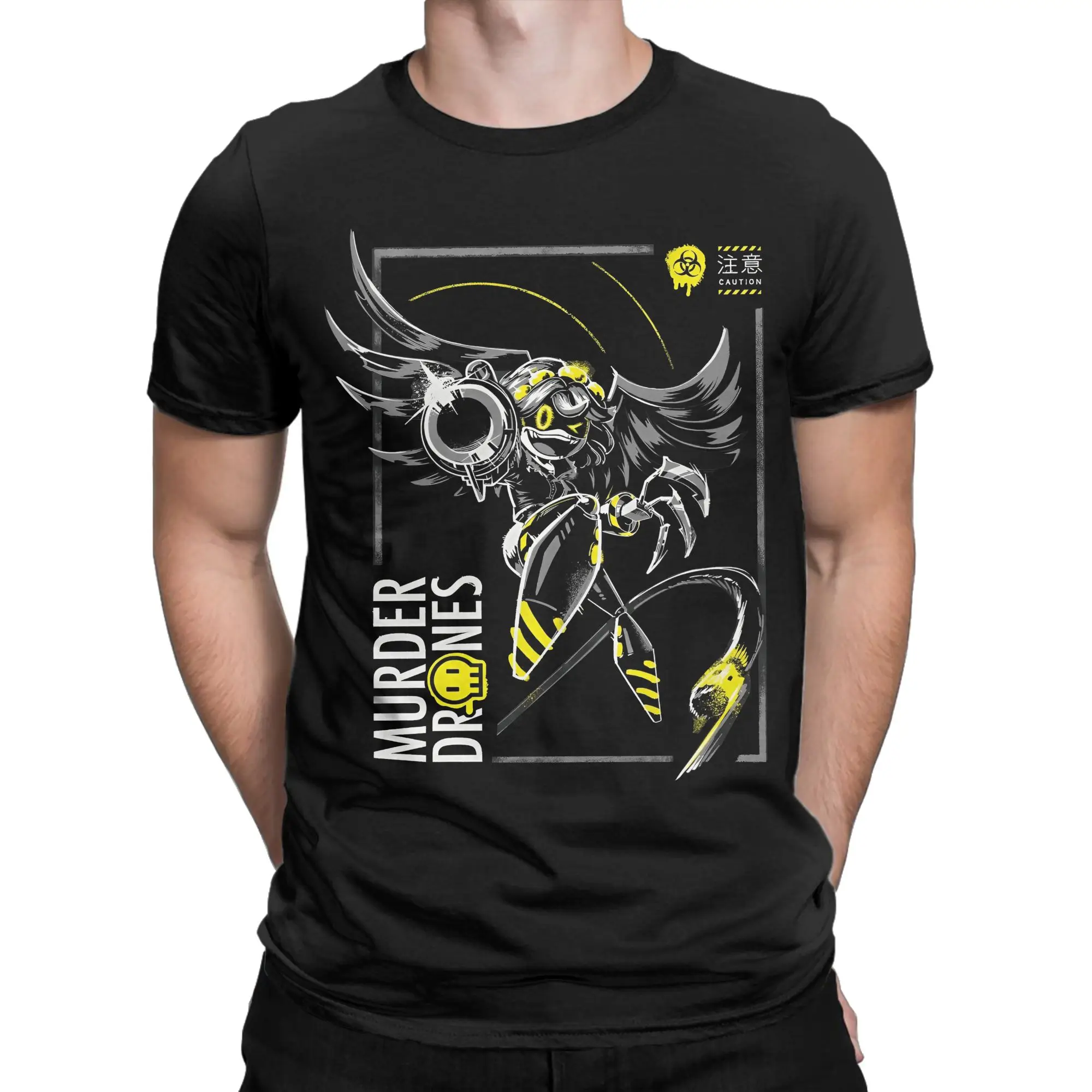 Murder Drones Men's Funny Cotton Crewneck T-Shirt Gift Idea