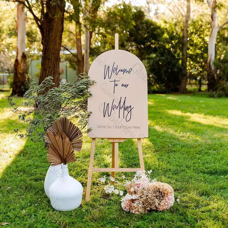 Bogen benutzer definierte Willkommen schild Hochzeit Bogen Willkommen Beschilderung Baby party Hochzeit Willkommen brett Geburtstags feier Lieferungen – Detail 7