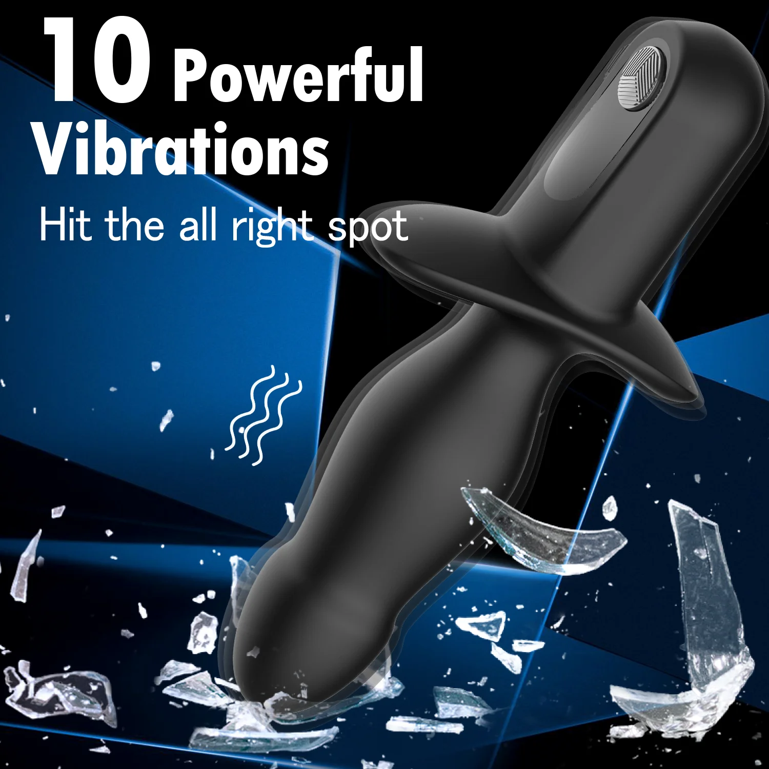 10 Modi Anal Plug Vibrator für Männer Prostata-Massagegerät Vibrierender Butt Plug Männer Frauen Erwachsene Sexspielzeug Analvibrator für Paare ab 18 Jahren 1