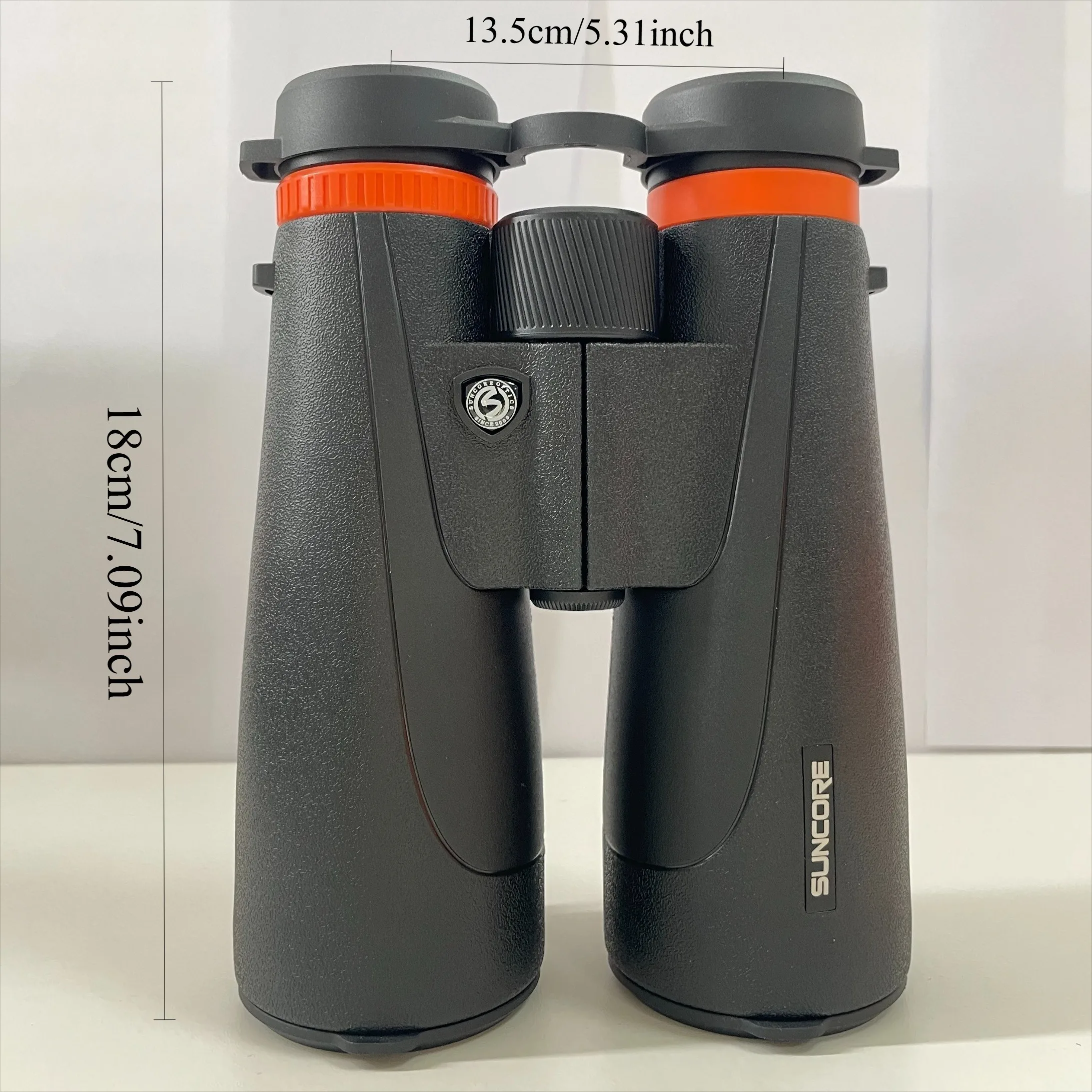 선코어 10x50 구경 20mm 대형 접안렌즈 쌍안경, 확대 및 고화질, FMC 녹색 코팅, 하이킹용