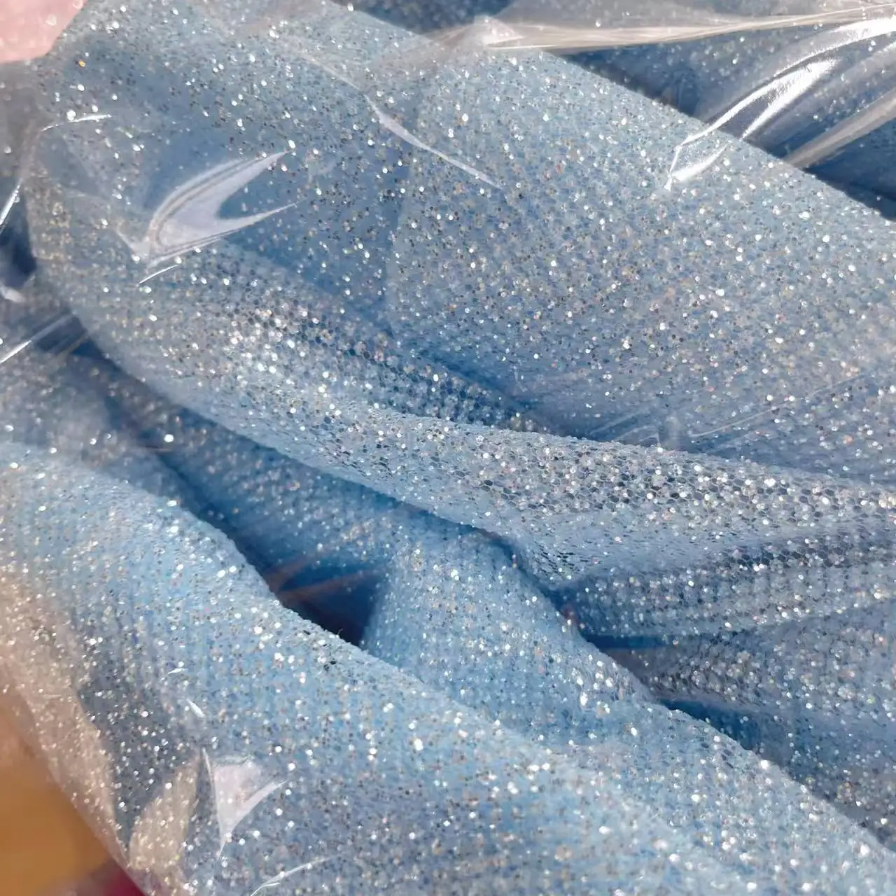 Diamant-Pailletten, Hochglanz, neuer schillernder strahlender Stoff, individuelle Brautkleider, strahlendes Partykleid, hohe Qualität, RS24467