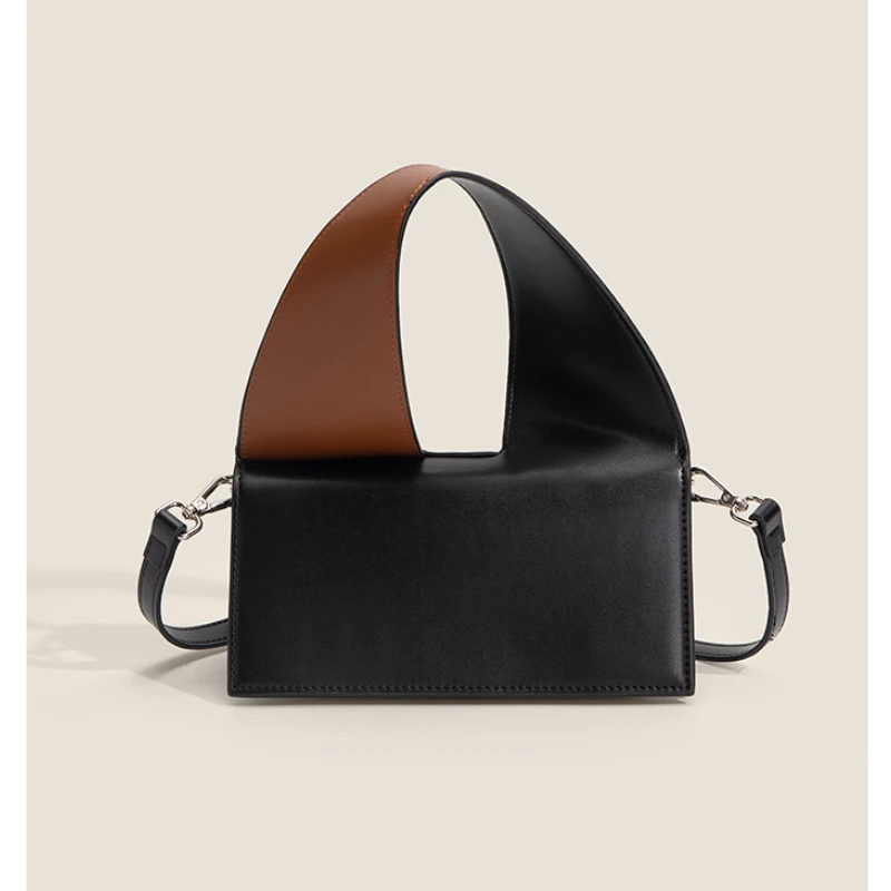 

Cross-body Small Bag Women's Organ Bag Personalized Versatile Wide Shoulder Strap Contrast Color Portable Shoulder Bag YK2