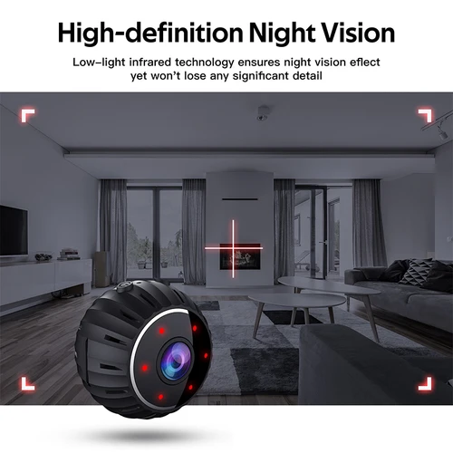 미니 카메라 스마트 와이파이 HD 음성 녹음기, 1080P 홈 보안 카메라, 베이비 모니터, 실내 비디오 레코더 모션 감지 5