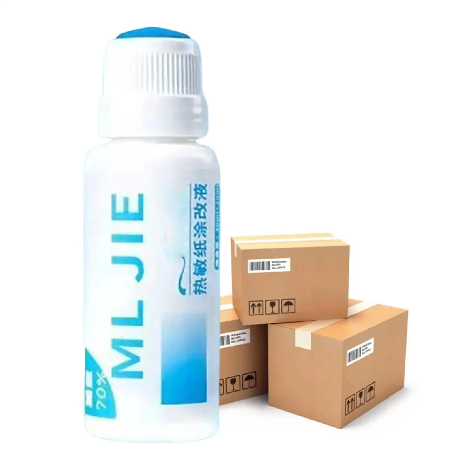 30ml 속건성 감열지 수정액 지우개 패키지 소포 상자 ID 정보 보호기 도난 방지 신분 정보 보호 장치