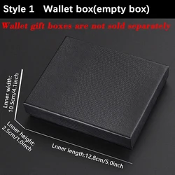 Personalized Engraved Photo Wallet - Men's Short Edition (LOGO Box-Black)