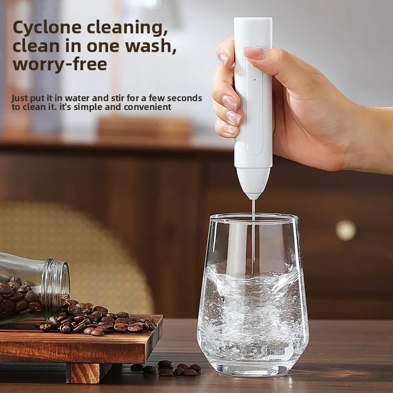 Electric Coffee Milk Foaming Mixer Coffee Creamer Whisk Handheld Egg Beater Froth Mixer Kitchen Automatic Kitchen Whisk Tools 1