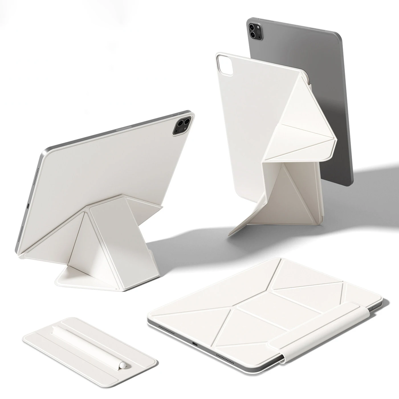 Dynamic Folio Case with Versatile Stand and Magnetic Closure