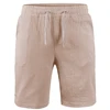 Cotton Linen Shorts Men Five-point Sports Short Breathable Simple Pants Summer Thin Casual Shorts Solid Color Elastic Pant 2