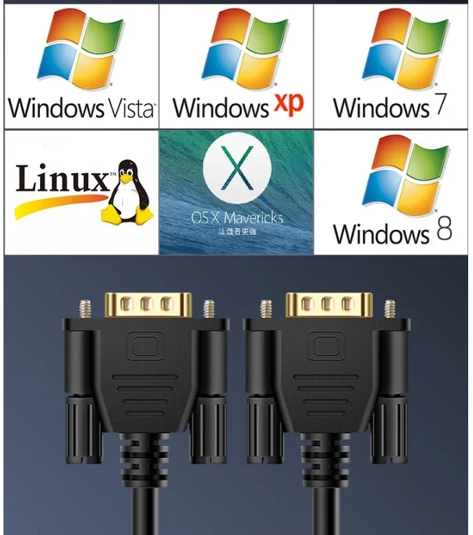 QIANRENON RS232 DB9 Adattatori DB9 Maschio a Maschio Extender Connector DB 9 Pin Serial Converter, per dispositivi di interfaccia di comunicazione seriale, nero