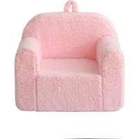 Portable Comfy Toddler Chair for Boys & Girls, Soft Baby Armchair with Removable Washable Sherpa Cover, Ideal for Reading and Pl 4