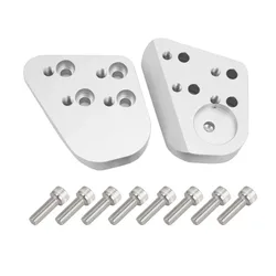 Premium Motorcycle Handlebar Riser - High Quality and Durable Design (Silver)