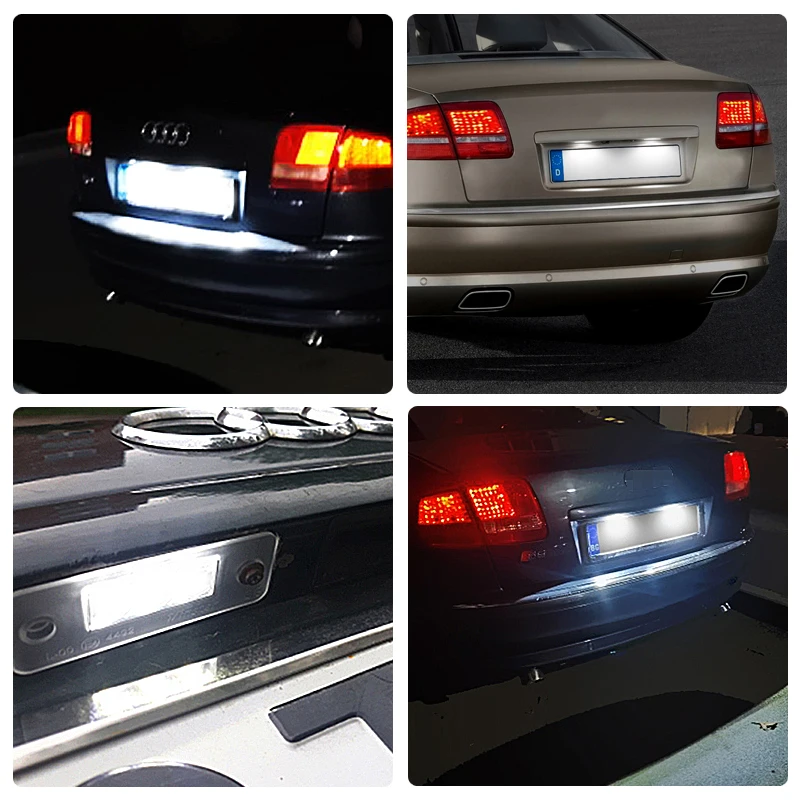 �ƿ�� A8 S8 ��Ʈ�� D3 4E2 4E8 2002-2010�� ȭ��Ʈ LED ��ȣ�ǵ� 2��, OEM 4E0943021 4E0943022 ��ü