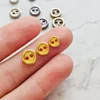 YOMDID 100pcs/Lot Round Metal Buttons 6/7/8mm Buckle For DIY Clothes Doll Sewing Decoration 2 Holes Button Handcraft Accessories 3