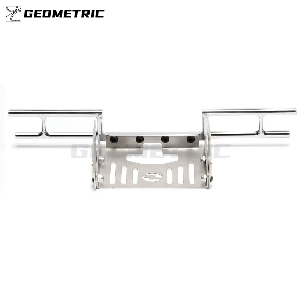Metal Rear Bumper SILVER 1Pcs Upgrate Parts FOR RC Crawler Car 1/10 TRAXXAS TRX4 G500 TRX6 G63