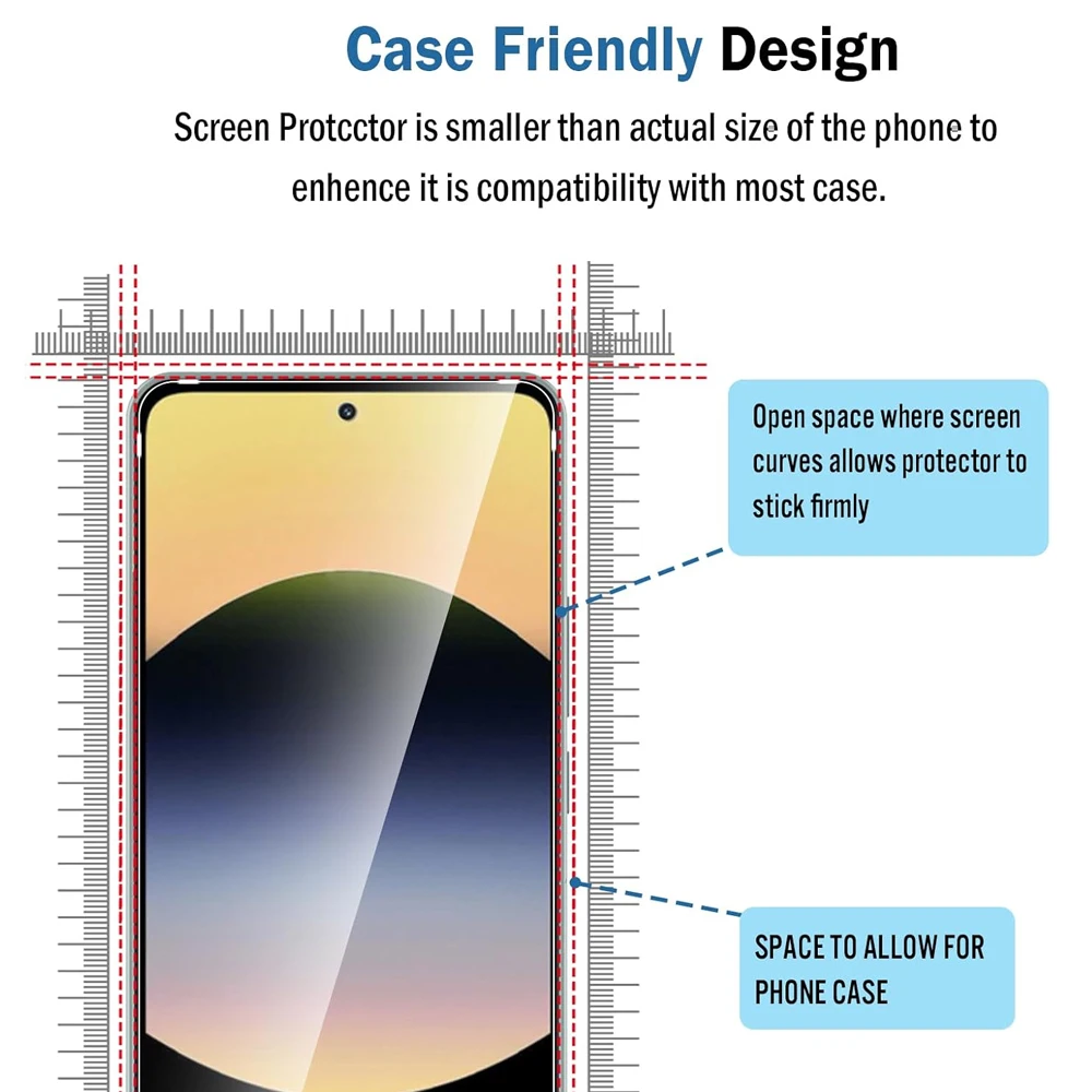 Premium 10D Tempered Glass Screen Protector - Multi-Pack Option Available