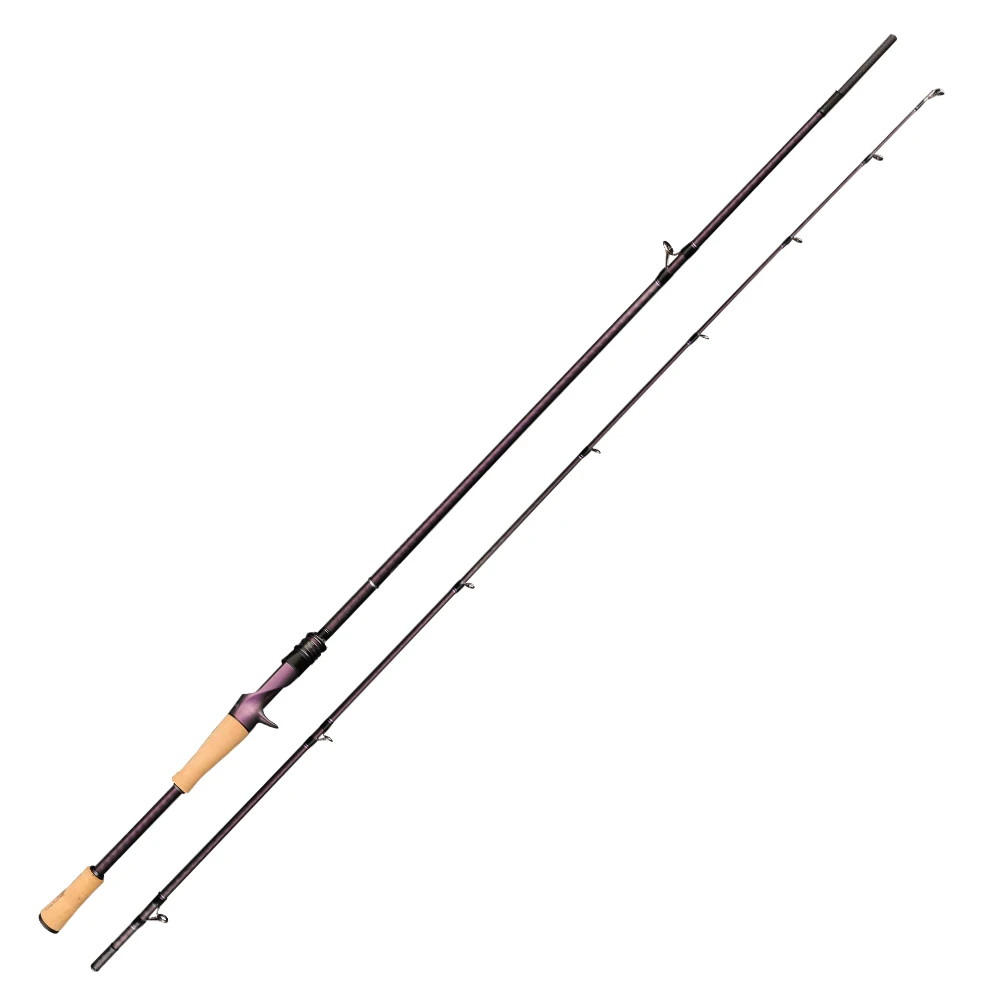 PURELURE ACUTEVIOLET Regular Fast Action Rod TZ Ring TITANIUM FRAME 6FT Spinning and Casting Bass Pike