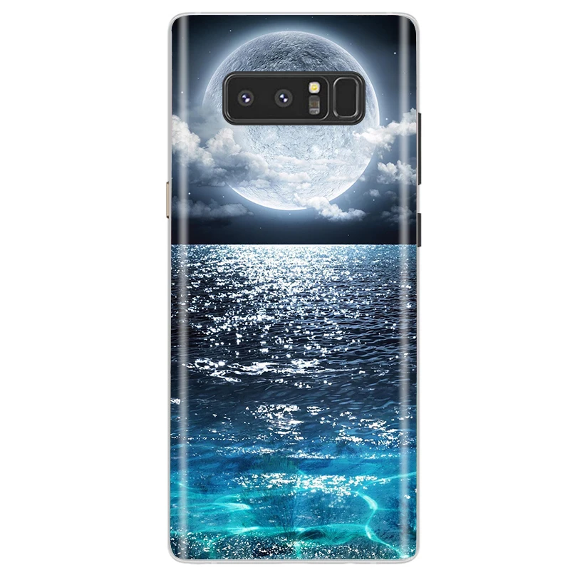 Elegant TPU Silicone Back Case - Shockproof & Slim Design for Samsung Galaxy Note 8