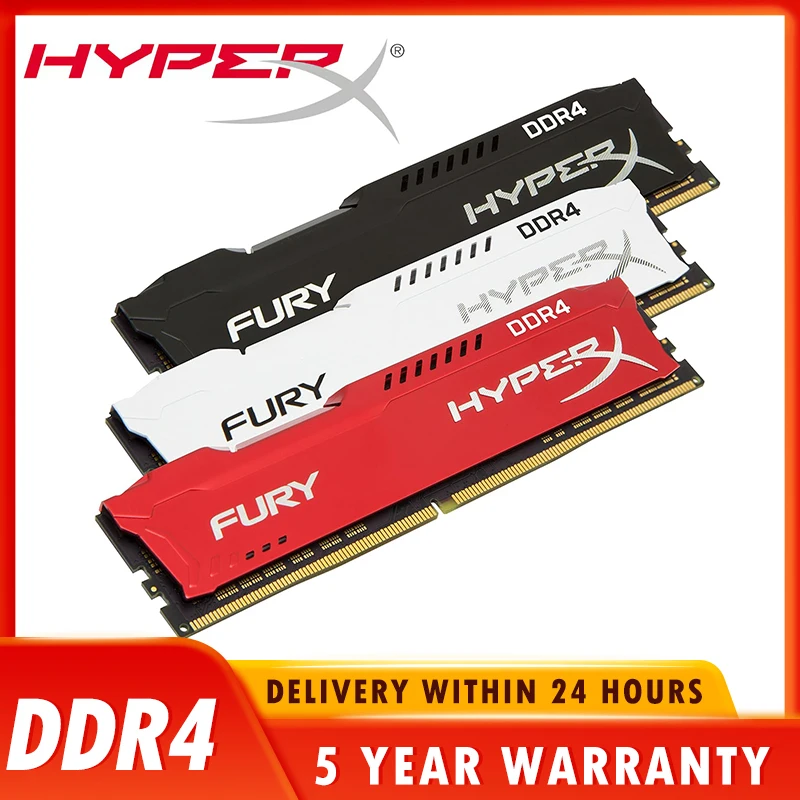 original HyperX Fury DDR4 8GB 16GB 32GB 3600MHz 3200MHz