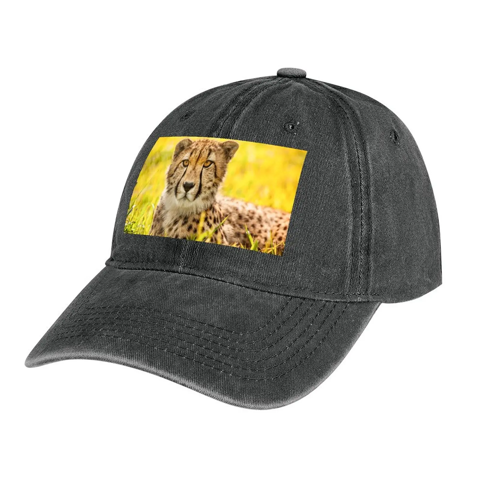 

Photo Of A CheetahCap Cowboy Hat Uv Protection Solar Hat Designer Hat For Men Women's