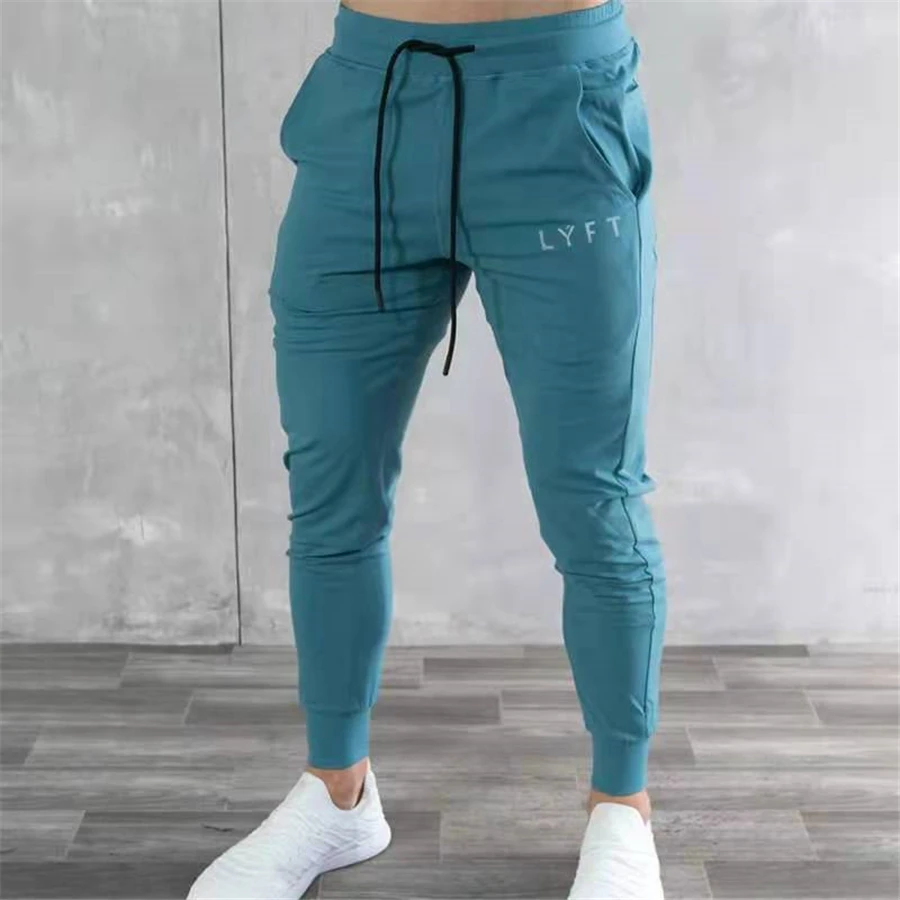 Pantalones ajustados de gimnasio para Hombre, ropa de para correr, Fitness, otoño e invierno, novedad - AliExpress