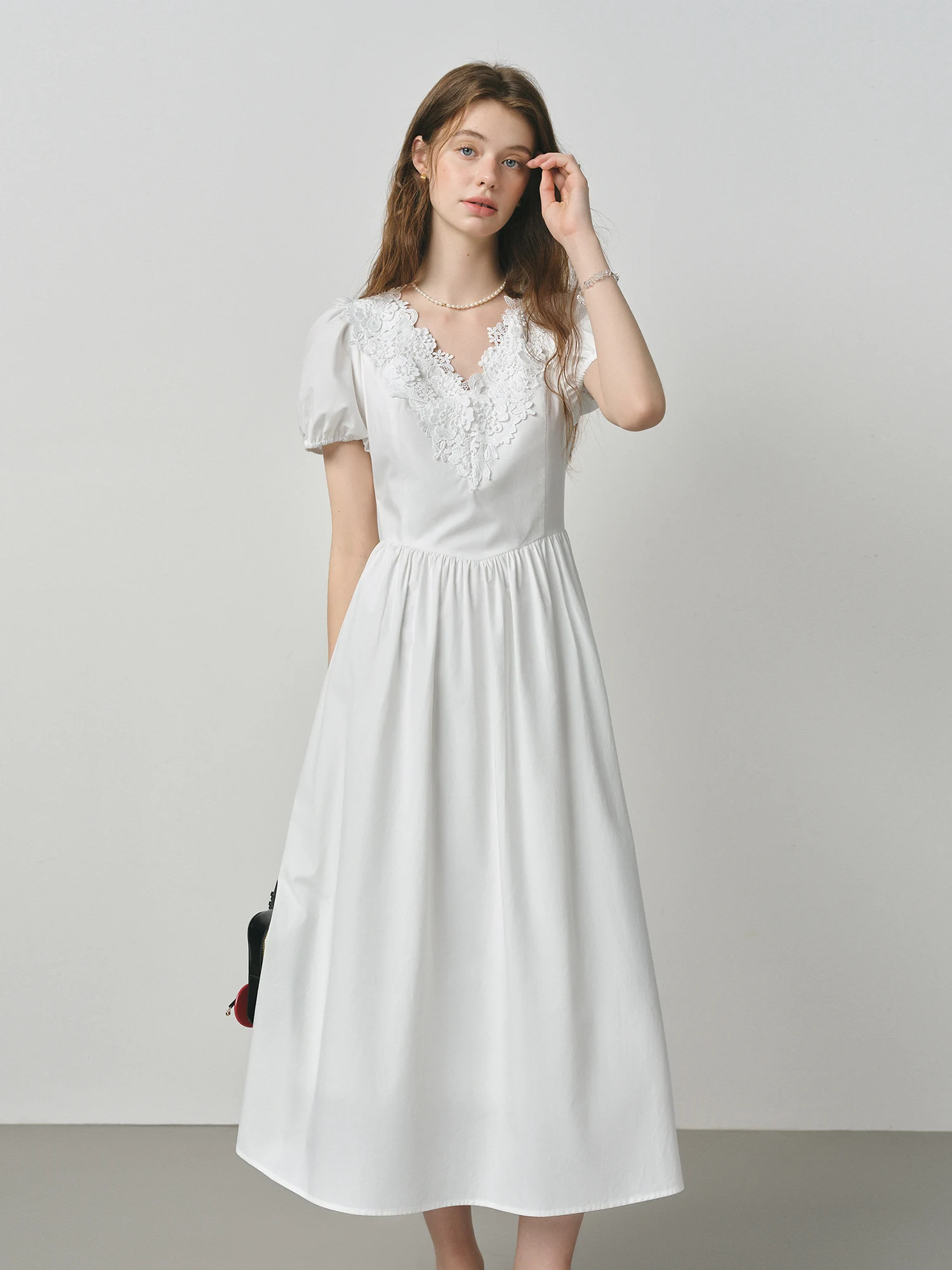 FSLE French Elaborate Three Dimensional Flower Lace Fitted Skirt Dress for  Women Summer 2025 New Arrival Dresses 25FS12884 - AliExpress 200000345