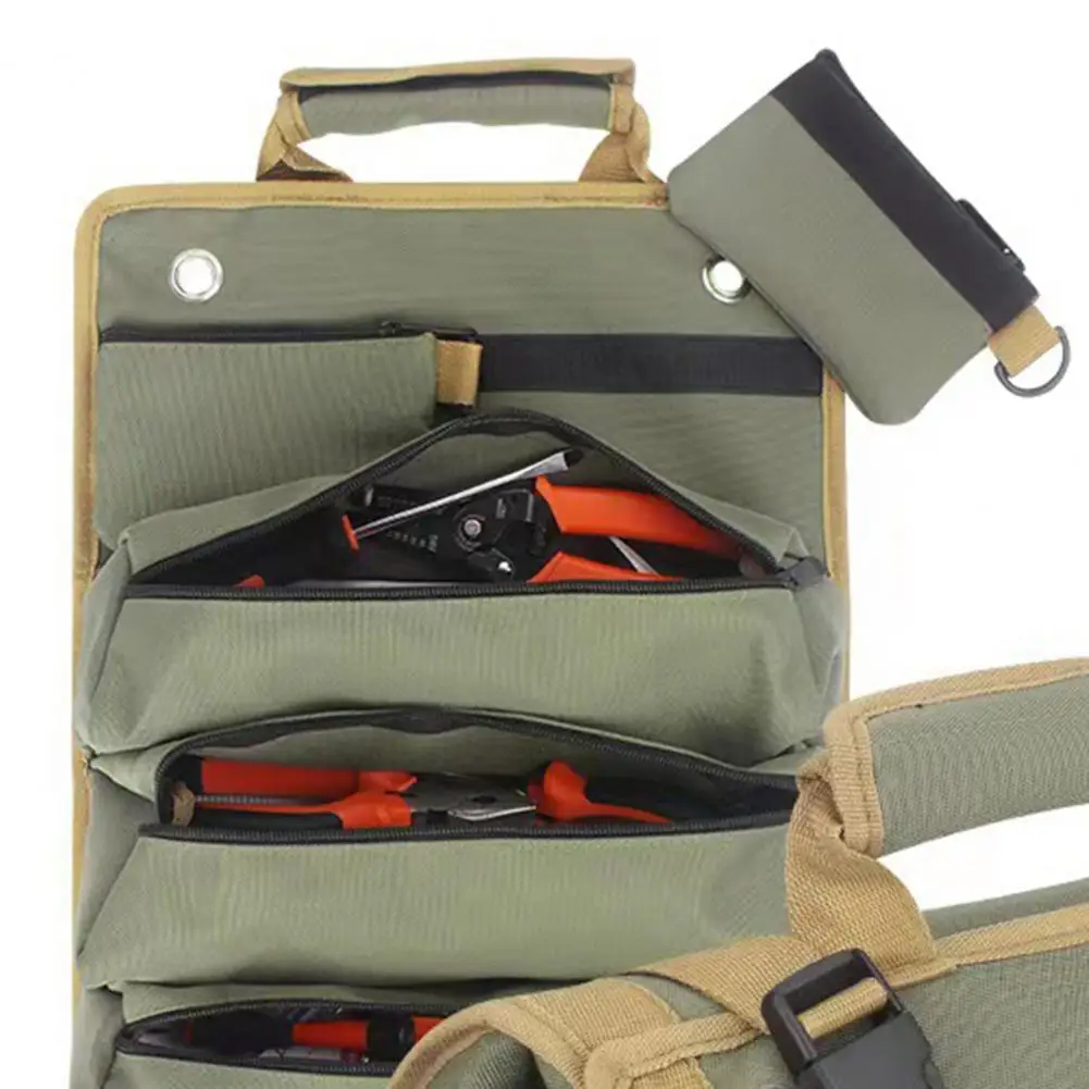 Multi-Purpose Tool Bag Wrench Roll Professional Multi Pocket
