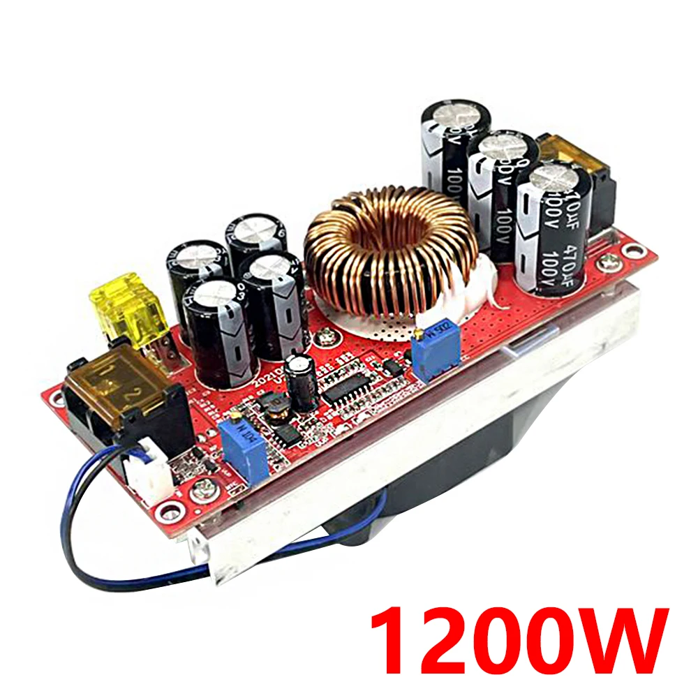 1800W 40A 1500W 30A 1200W 20A DC-DC Boost Converter Step Up Netzteil Modul 10-60V Zu 12-90V Einstellbare Spannung Laderät(1200W