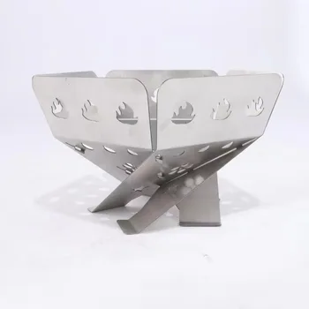 접이식 휴대용 바베큐 장비, 캠핑 바베큐 액세서리 파이어 목재 히터 도구, 피크닉 스토브, 그릴 스탠드, 버너 화로, Ne