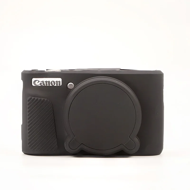 Soft Silicone Protective Camera Case with Removable Lens Cover