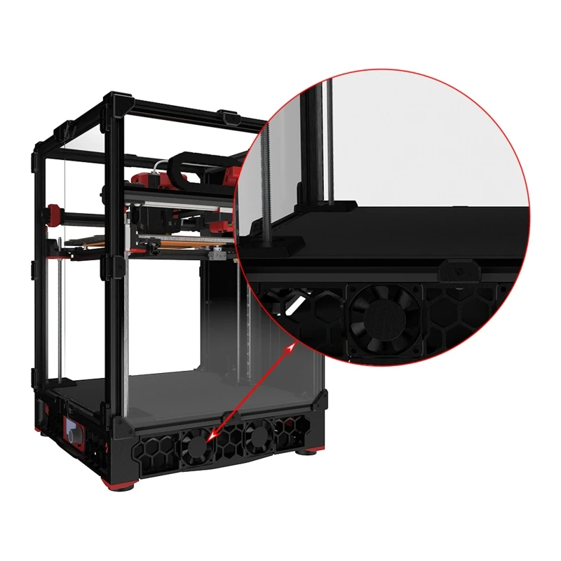 G5AA 3D 프린터 액세서리 Voron 프린터 하단 용 6020 냉각 팬 DC 24V 슬리브 베어링 브러시리스 팬 24v 11.8in 라인