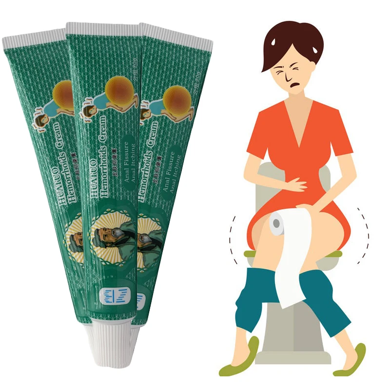 3PCS Medical Herbal Hemorrhoid Cream Relieve Hemorrhoid Pain Anal