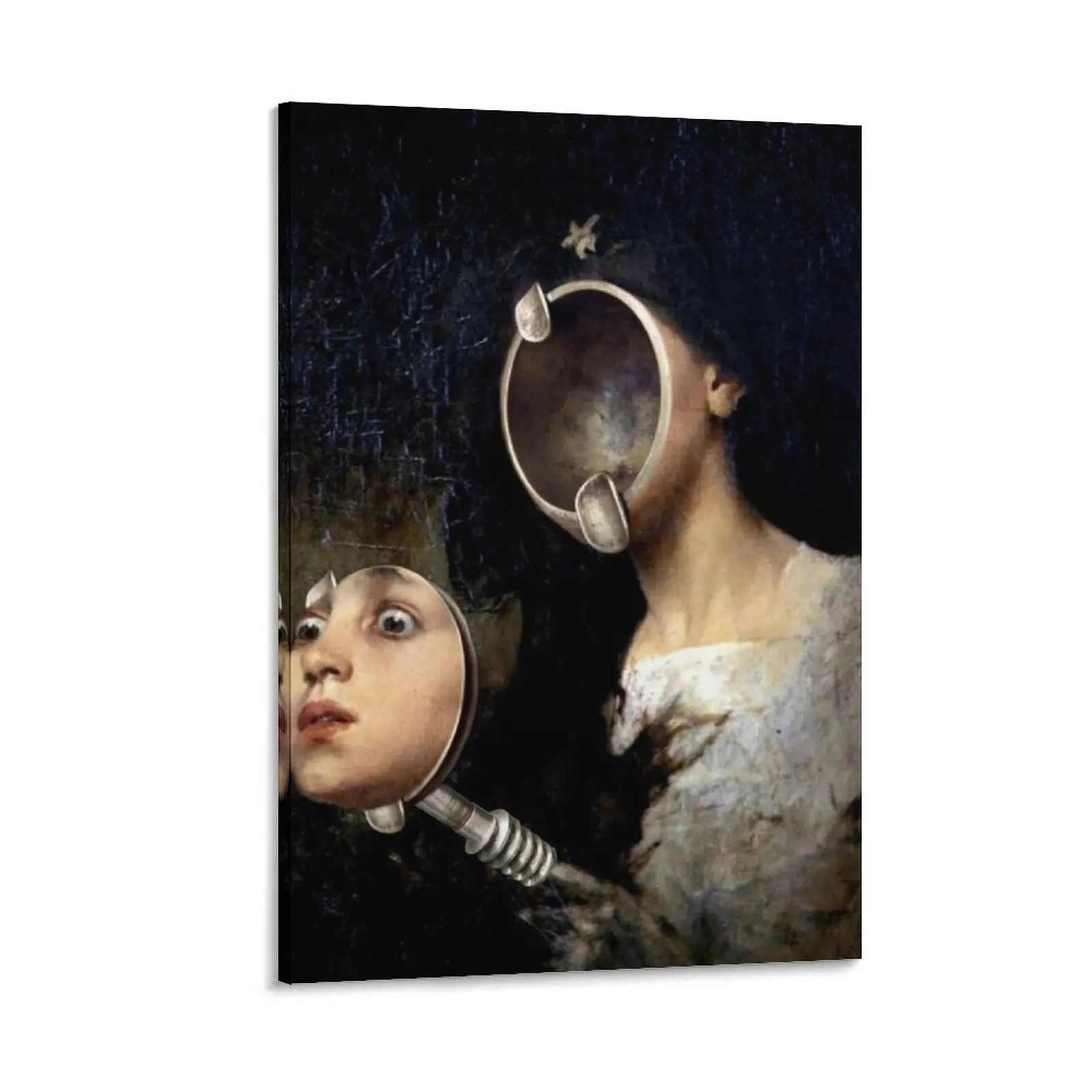 

THROUGH THE LOOKING-GLASS Canvas Painting bedroom decor home decorations and organization office decoration canvas wall art