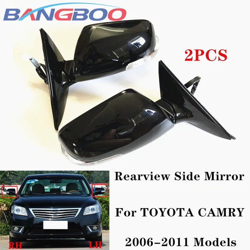 

2PCS Left and Right Auto Rearview Side Mirror Assy With Heated Folding & Adjustable Function For TOYOTA CAMRY 2006 -2011