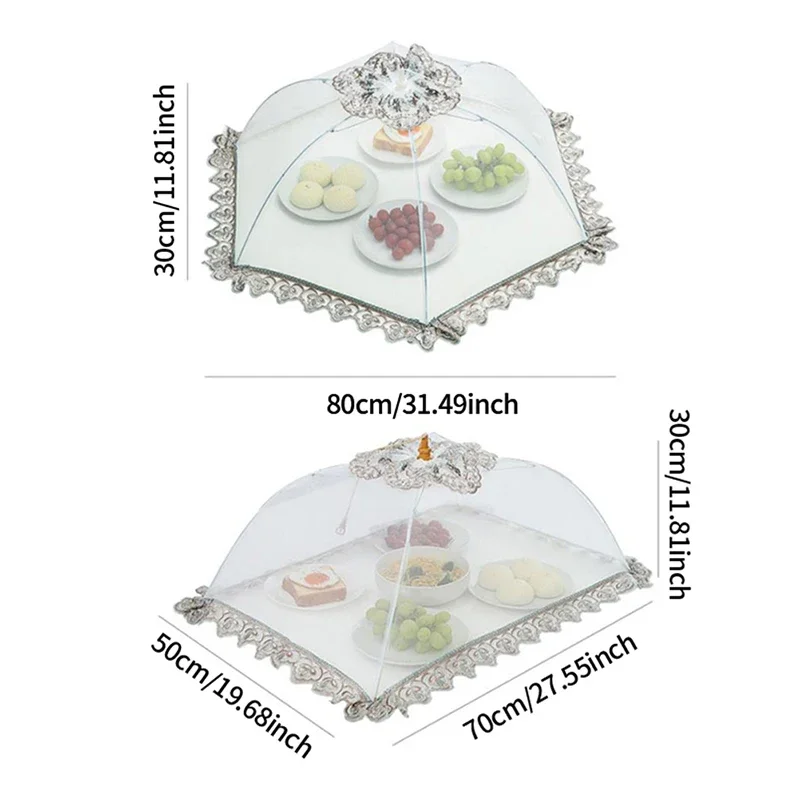 Umbrella Style Food Covers Anti Fly Mosquito Meal Cover Lace Table Large Table Cover Home Gadgets Accessories food cover