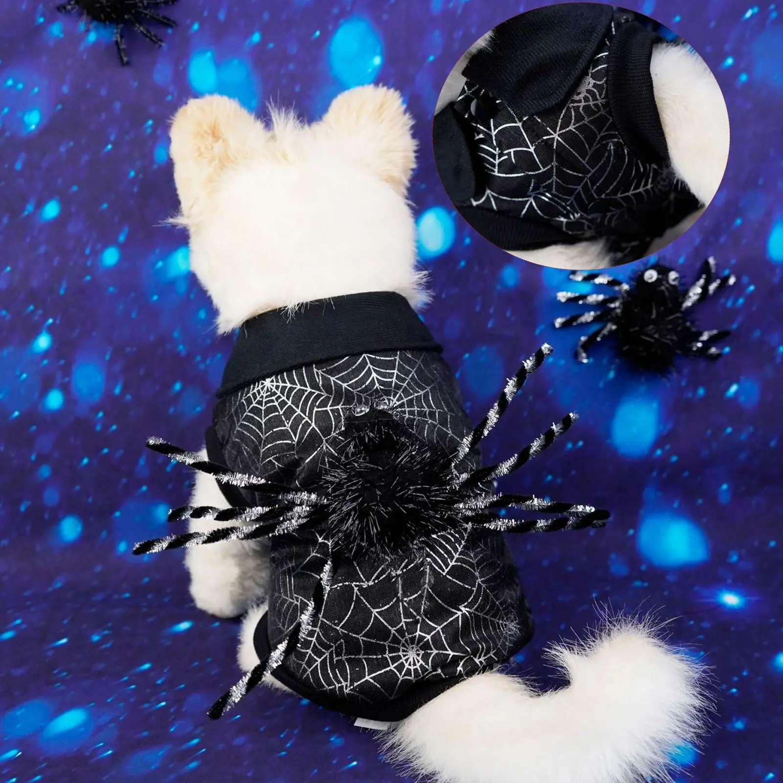 

Dog Halloween Shirt Breathable Skin Friendly Cute Puppy Dog Costume Clothes for Theme Party Photo Taking