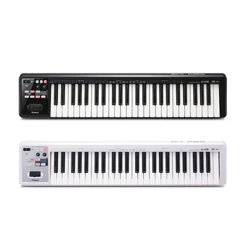 Roland A-49M 49-Key Portable Professional Midi Keyboard Semi-Weight with Light Sensor Controller Electronic Organ