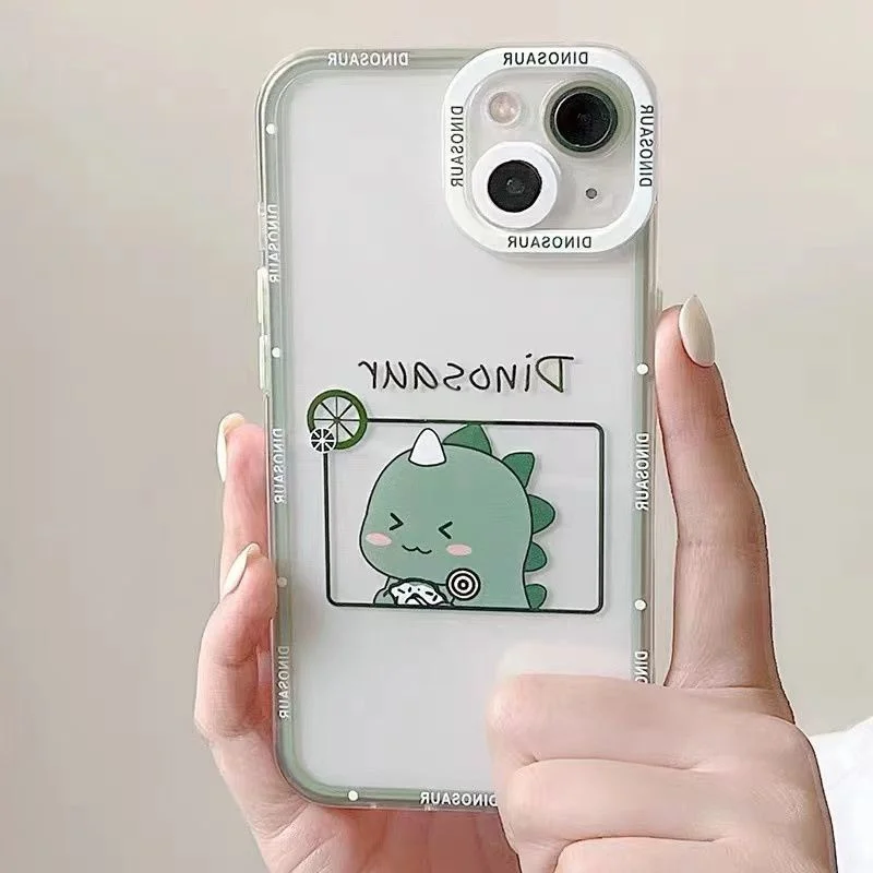 Cute Dinosaur & Jellyfish Phone Case - Protective Design for Huawei Honor and Nova Series