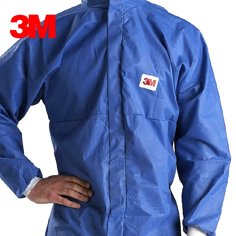 3M 4532+ Protective Coverall Anti-Radiation Anti-Dust Work Anti-Chemical Suit Spray Paint Anti-Static Laboratory Clothes Type5/6 Work Coverall Suit
