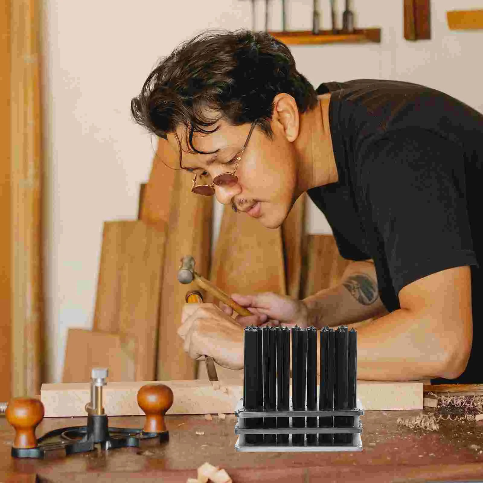Transfer Punch Tool 1 set Professional Punch with Base Mechanical Repairing Accessory transfer punch tool