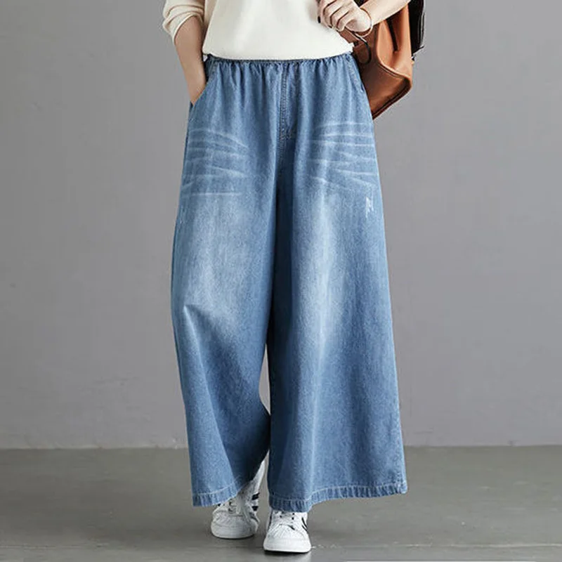 

Mom Jeans Wide Leg Pant Women Pants High Waist Jean Baggy Clothes Korean Fashion Women's Clothing 2022 Streetwear Y2k Urban Warm