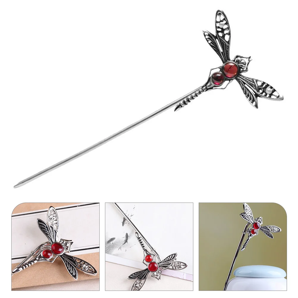 

Dragonfly Hairpin Stick Sticks Gold Womens Silver Bun Accessories for Floral Buns Miss Chopsticks