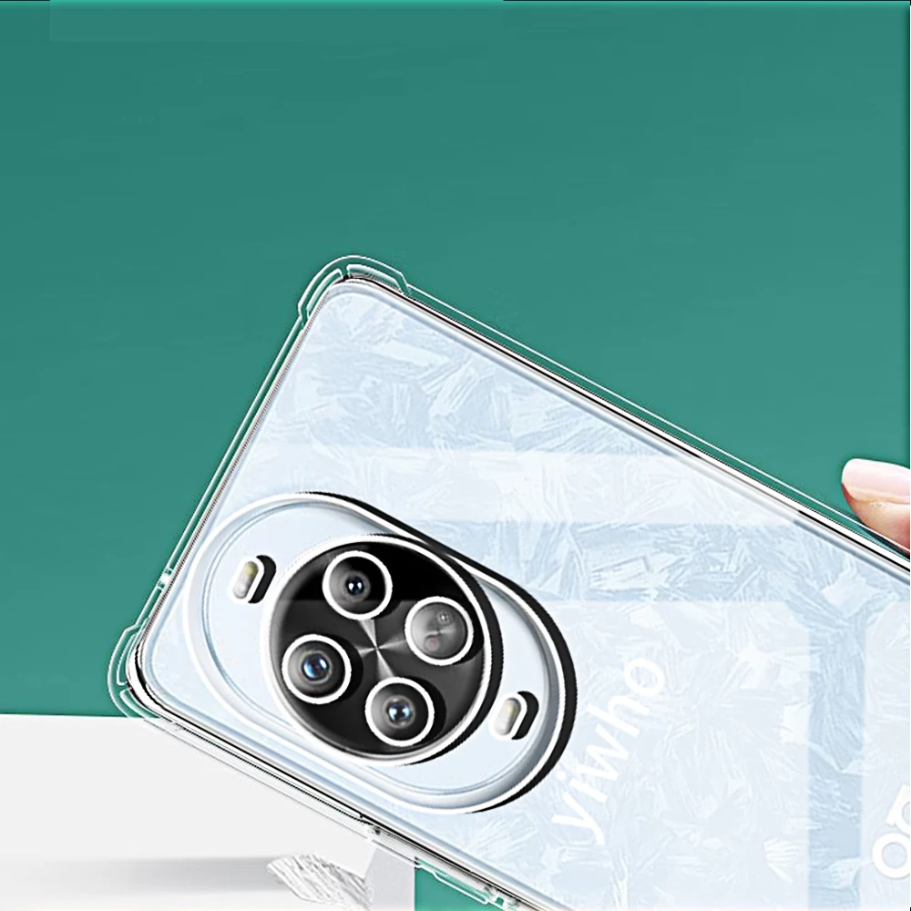 Ultra Clear Transparent Phone Case - Soft TPU Protective Back Cover with Camera Shield