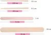 4 Style 300 Pcs Assorted Wooden Wax Sticks - for Body Legs Face and Small Medium Large Sizes Eyebrow Waxing Applicator Spatulas 2