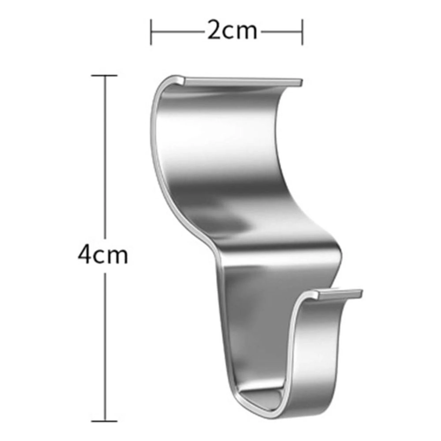 Stainless Steel Hidden Hooks for Home Decor-Punch Free Wallboard Hooks & Vinyl Siding Clips